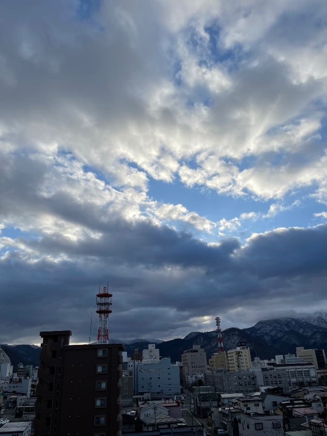 今朝の空