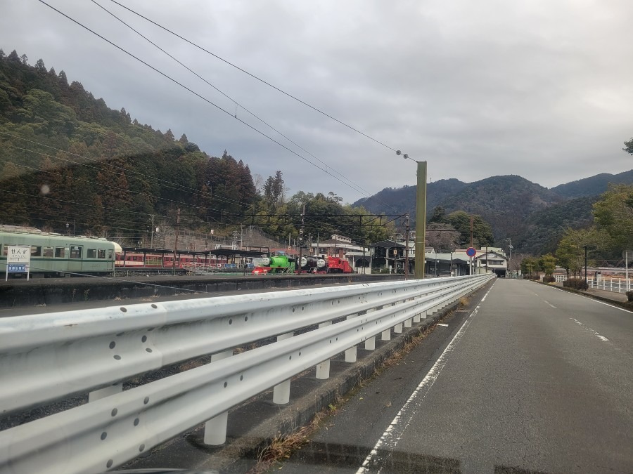 今朝の大井川鐵道千頭駅