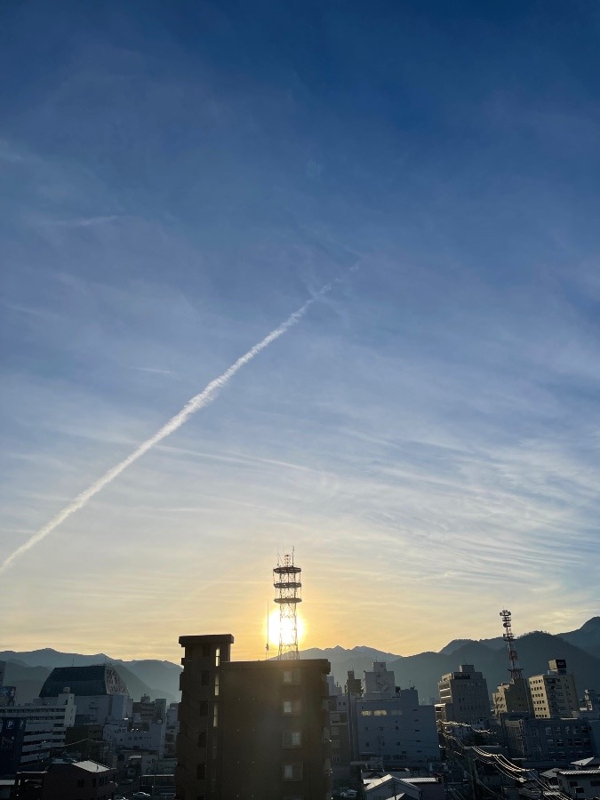 今朝の空