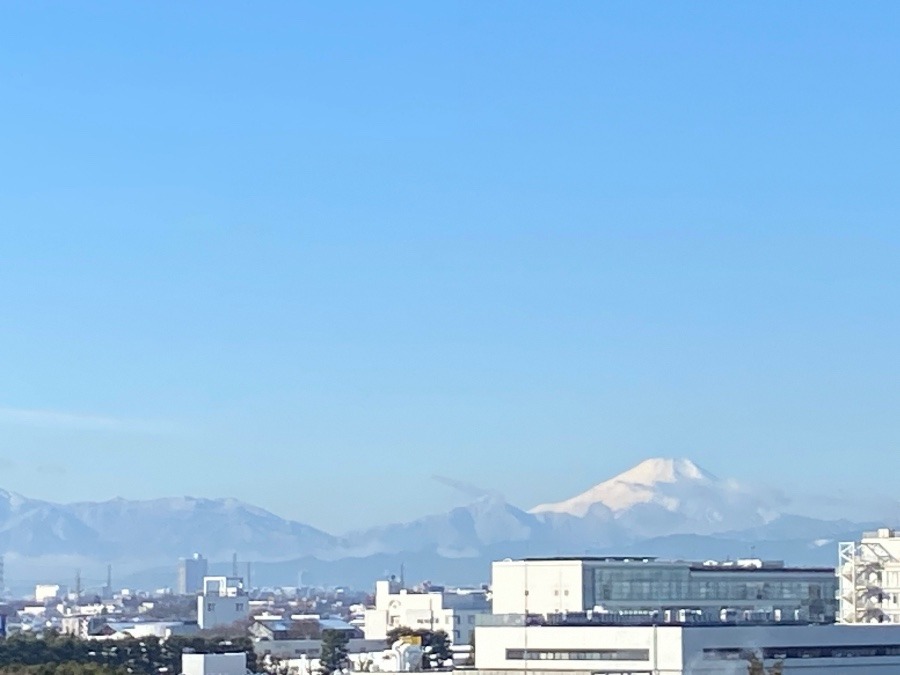 今朝の富士山