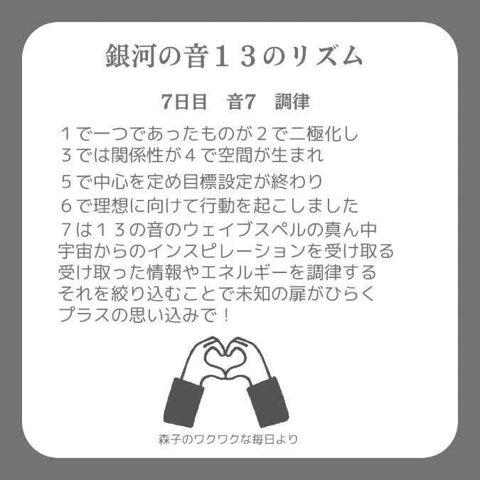 マヤ暦１３のリズム