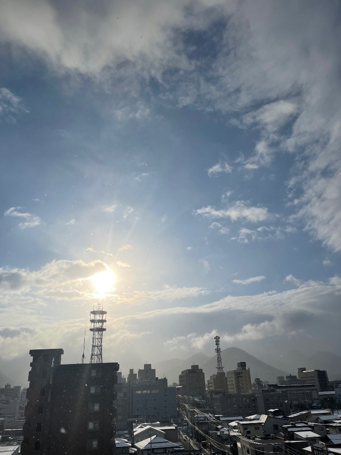 今朝の空