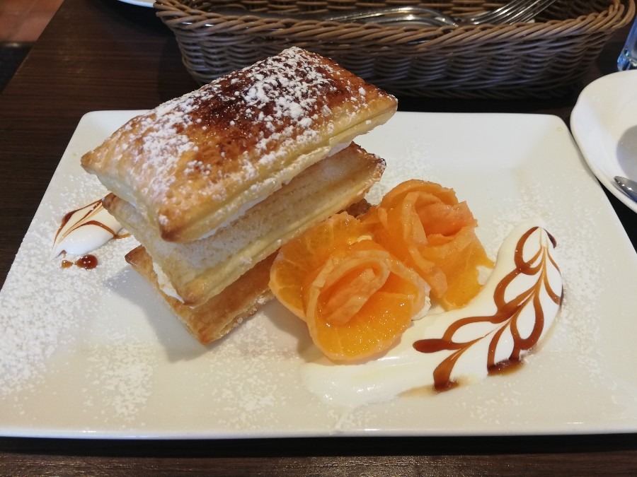 清美オレンジのアイスケーキパイ