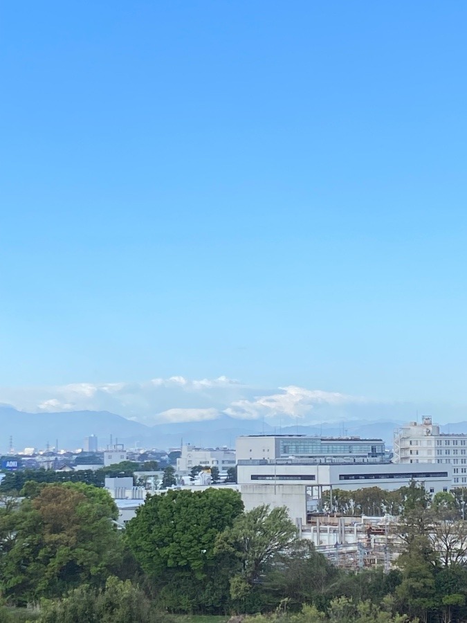 今朝の富士山