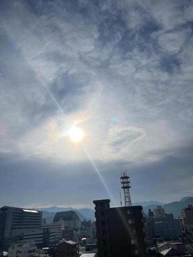 今朝の空