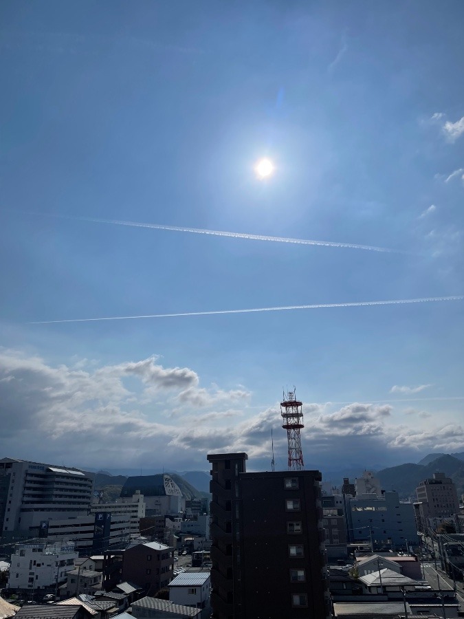 今朝の空