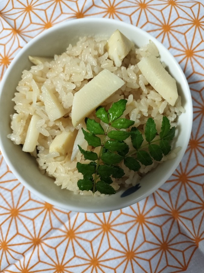 大好きなタケノコご飯