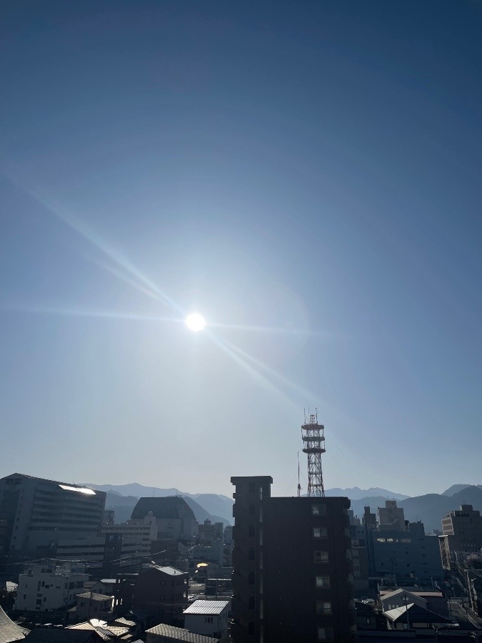 今朝の空