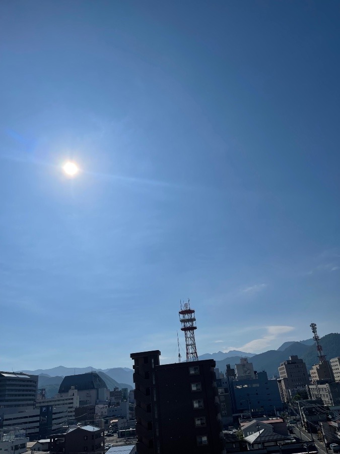 今朝の空