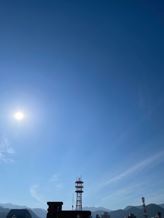 今朝の空