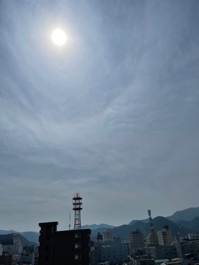 今朝の空