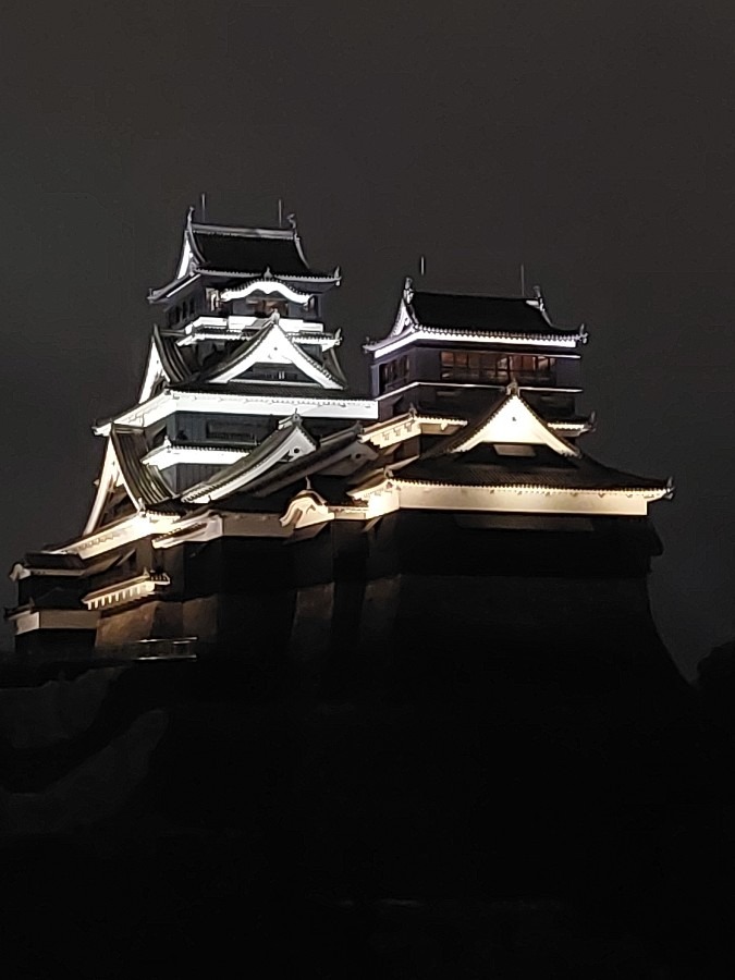 熊本城ライトアップ