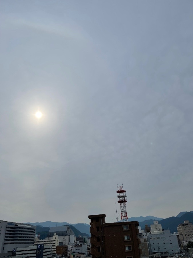 今朝の空