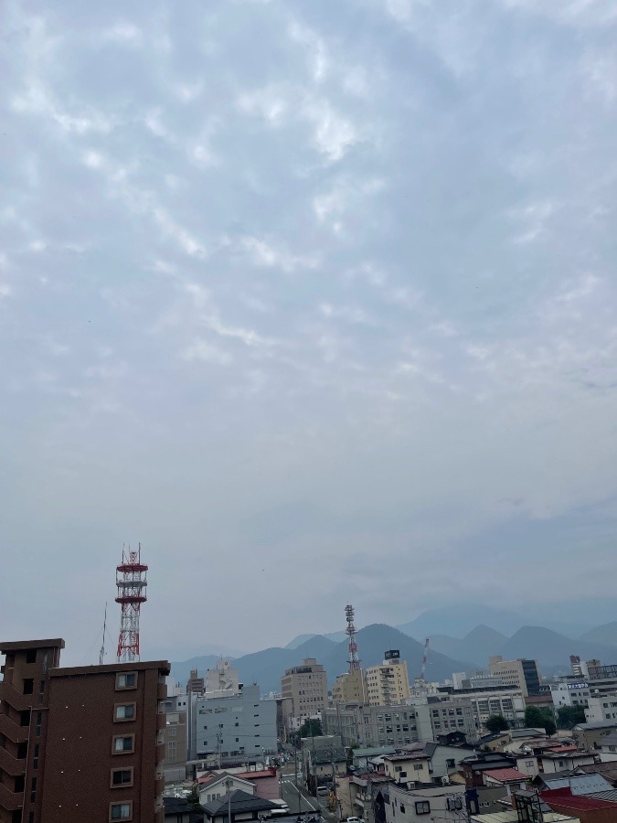 今朝の空