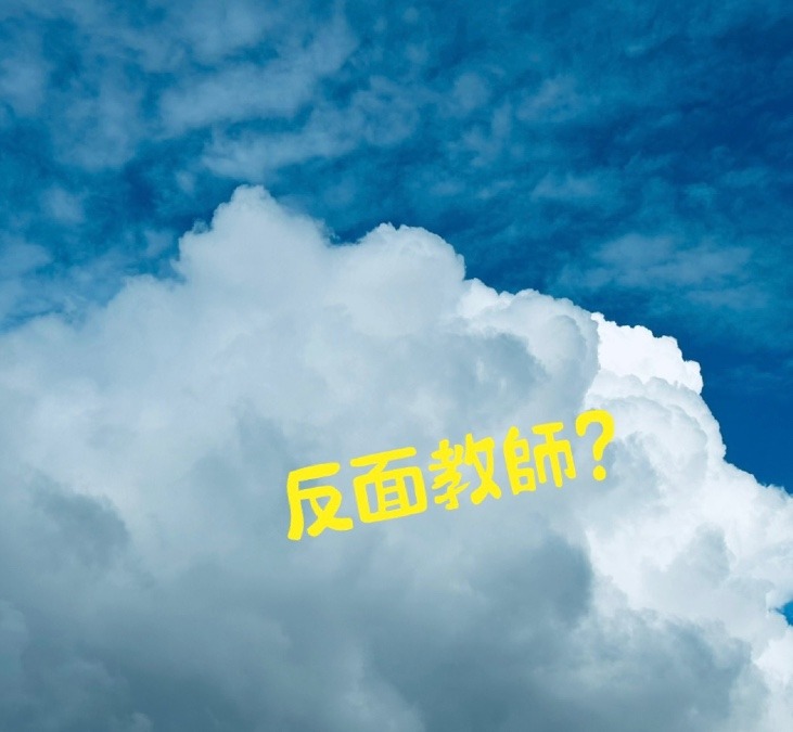 反面教師？